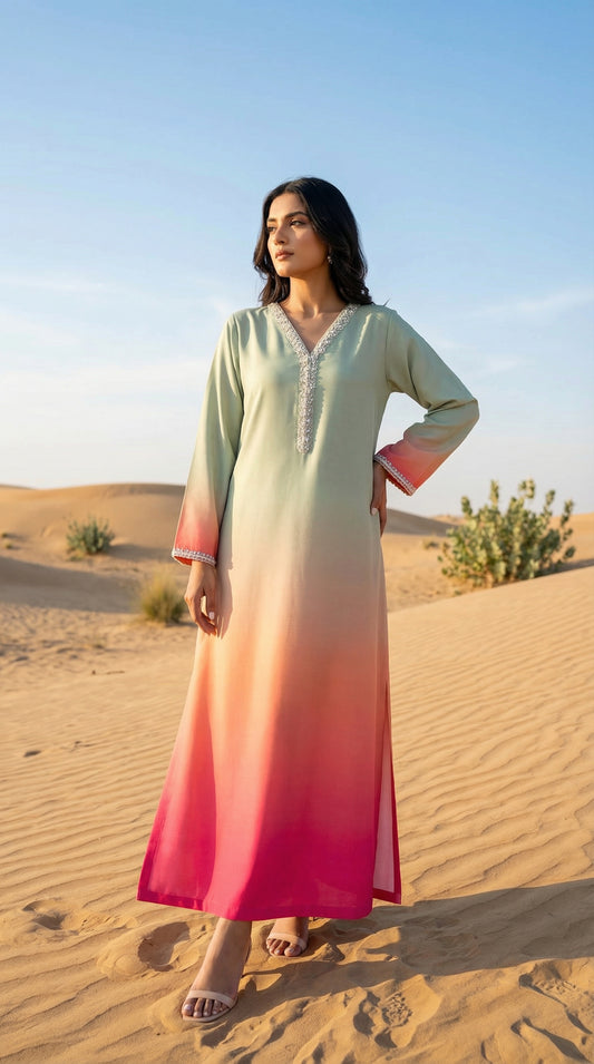 Luxury Silk Dress | 3pec Unstiched