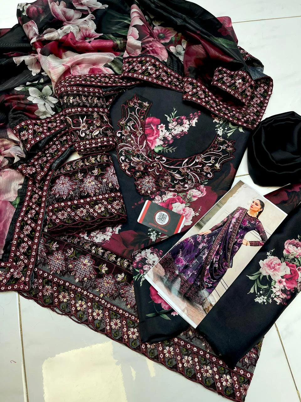 Iznik Luxury Silk | 3pec Unstiched