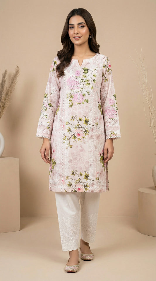 CHIKENKARI BAHAR |CHIKENKARI LAWN 2PC UNSTICHED