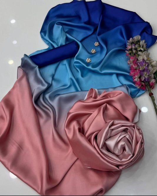 Luxury Silk Dress | 3pec Unstiched