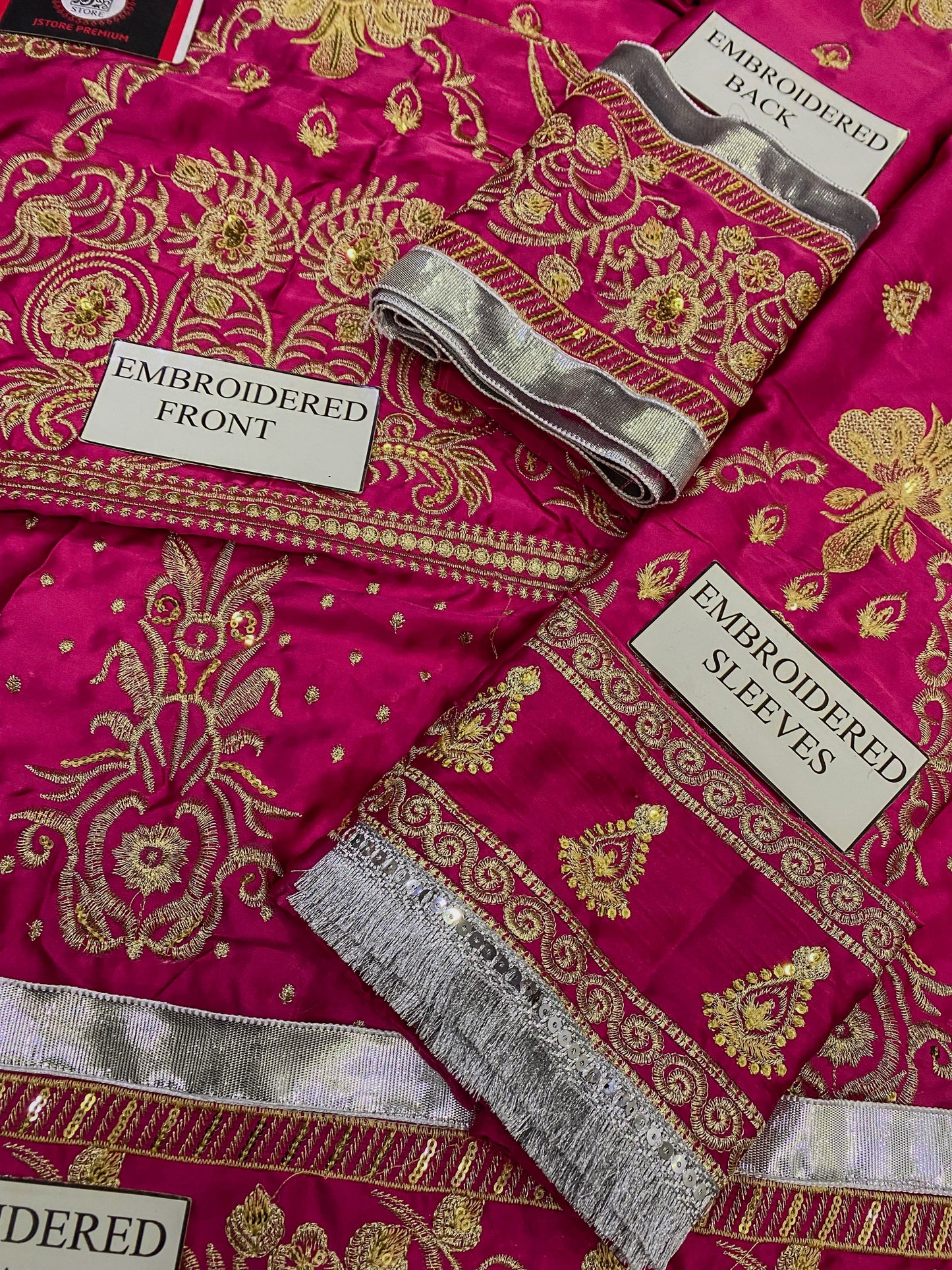 Nameera By Farooq 3Pec Unstiched Dress