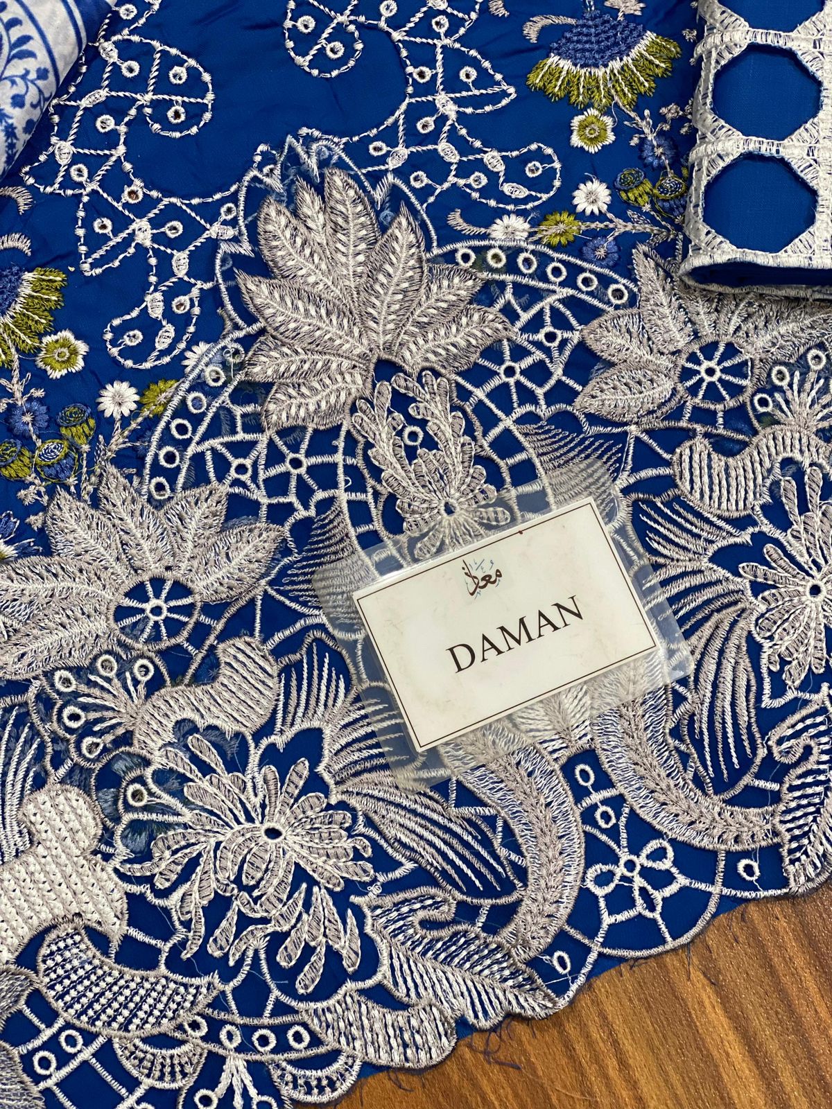 MUSHQ CHIKENKARI WITH DIGITAL PRINTED SILK DUPATTA  |3PIECE UNsTICHED