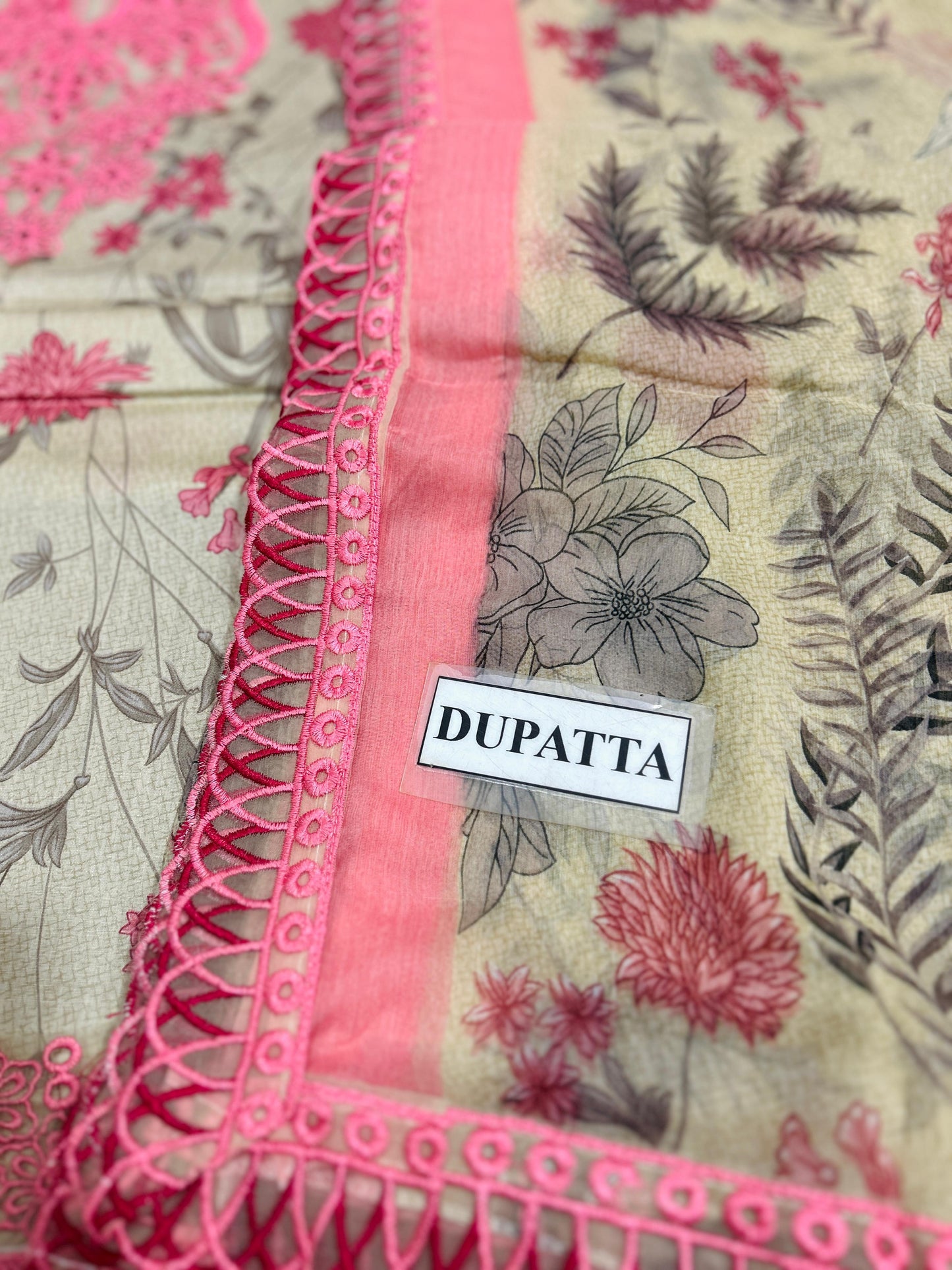 JADE SUMMER LAWN  WITH CHIFFON DUPATTA  |3 PIECE UNSTICHED