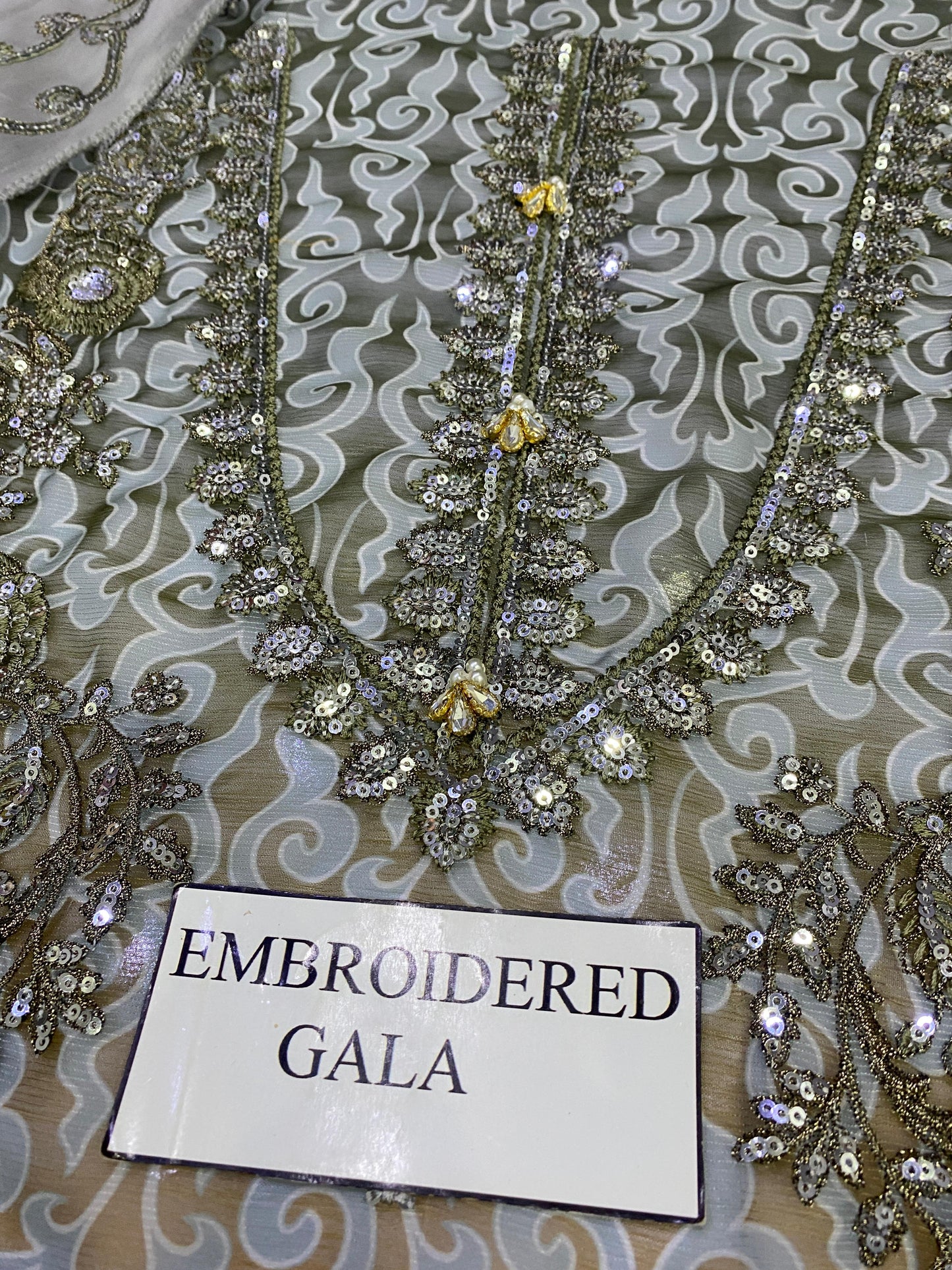 CHARIZMA ZARANGI FESTIVE |TIE N DYE DIGITAL CHIFFON|3PC UNSTICHED