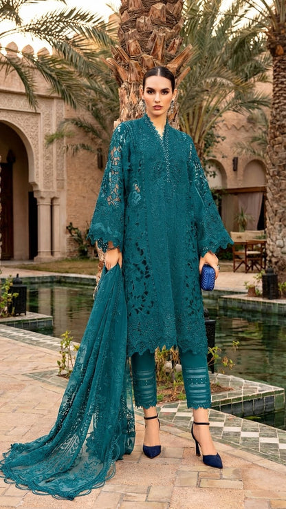 MARIAB | LUXURY CHIKENKARI LAWN |3 Pec unstiched