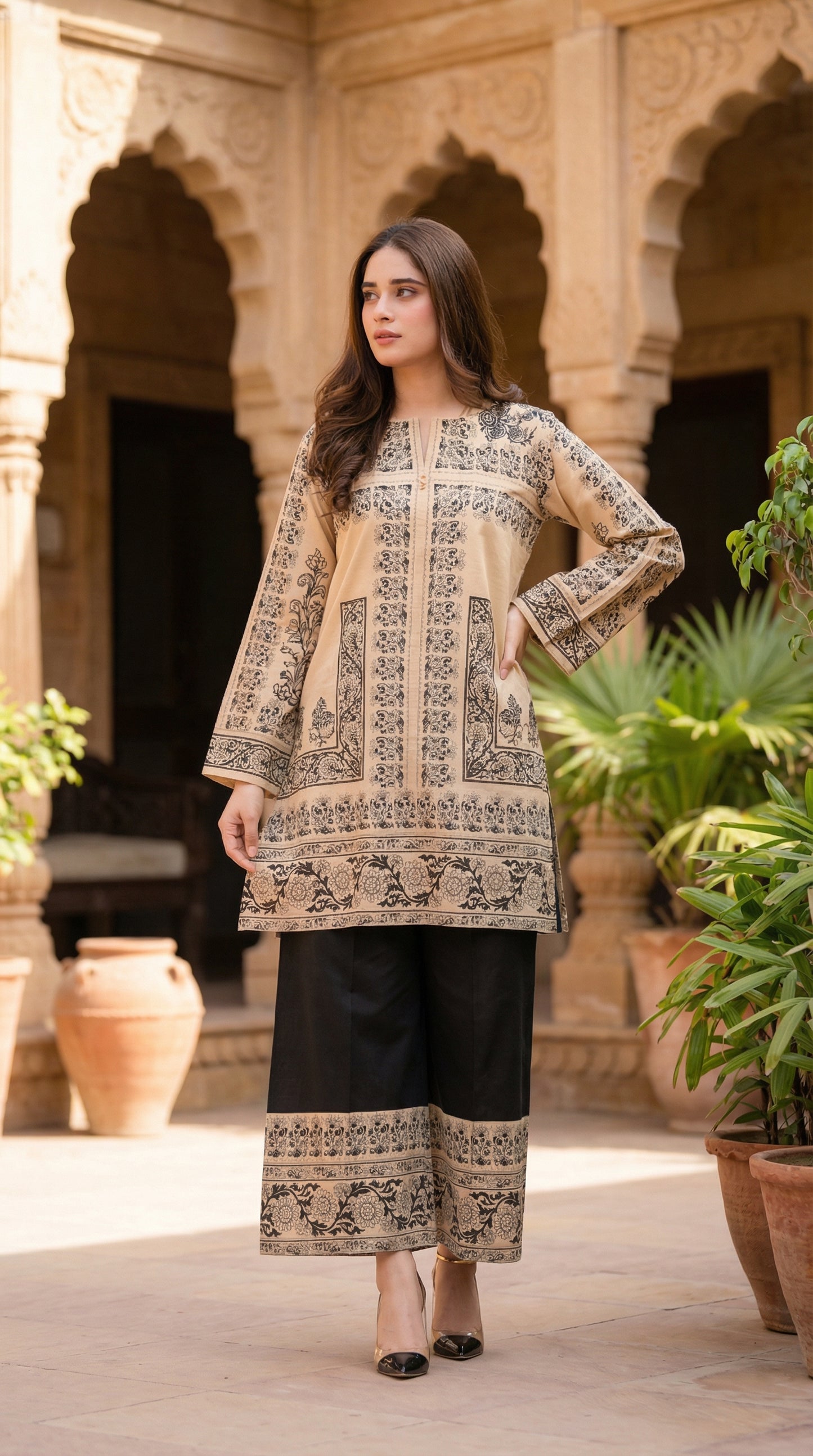 Luxury Silk Dress | 3pec Unstiched