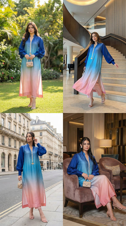Luxury Silk Dress | 3pec Unstiched