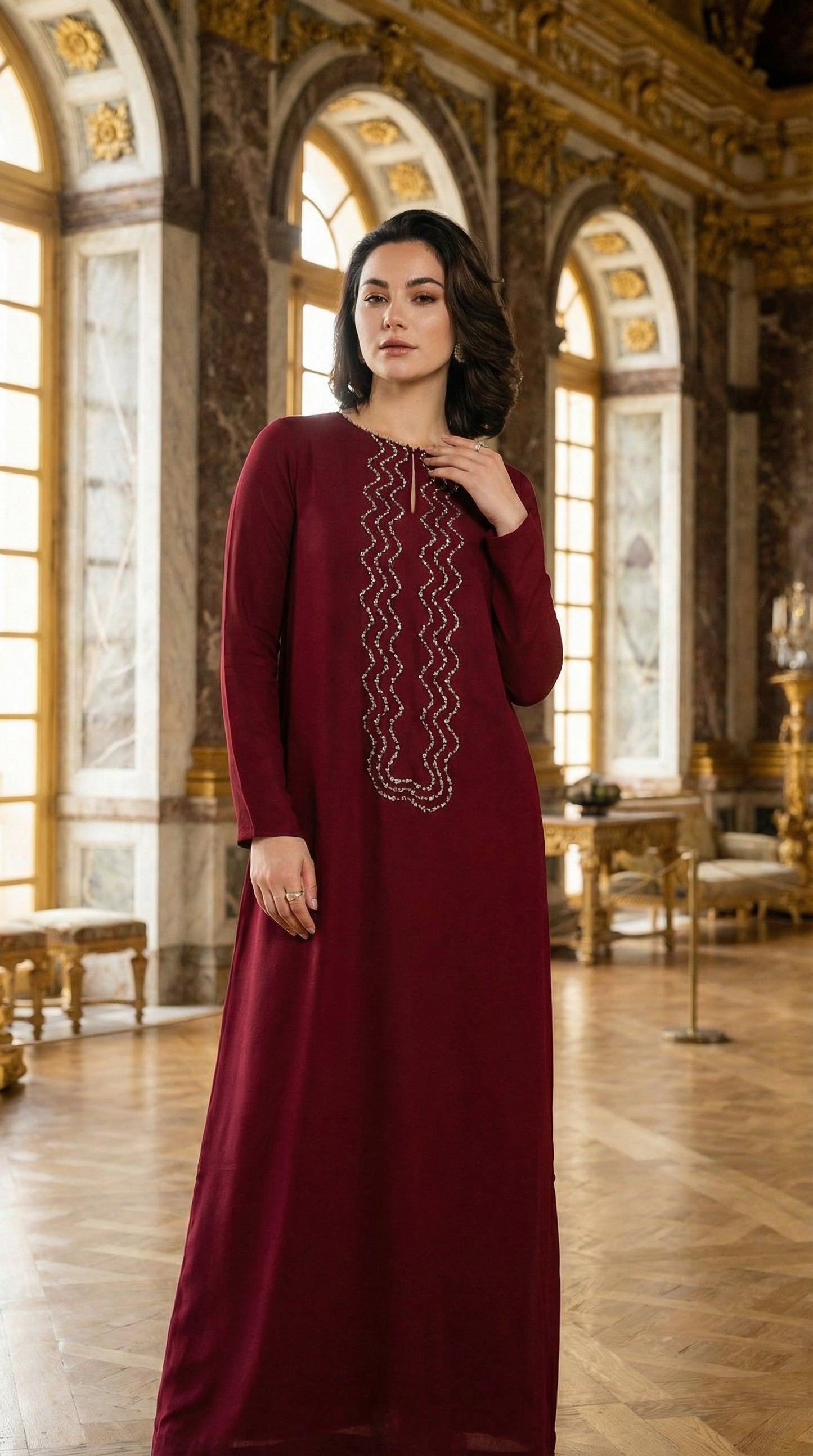 LULUSAR SILK WITH NET DUPATTA  |3PIECE UNSTICHED