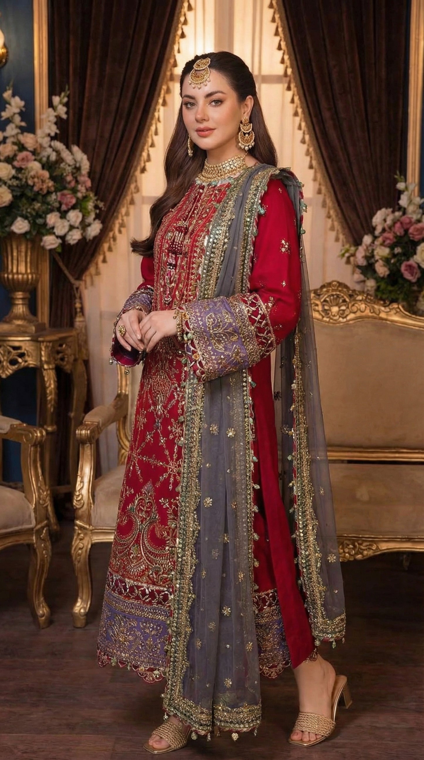 ASIM JOFA LAWN WITH CHIFFON DUPATTA  |3PEC UNSTICHED
