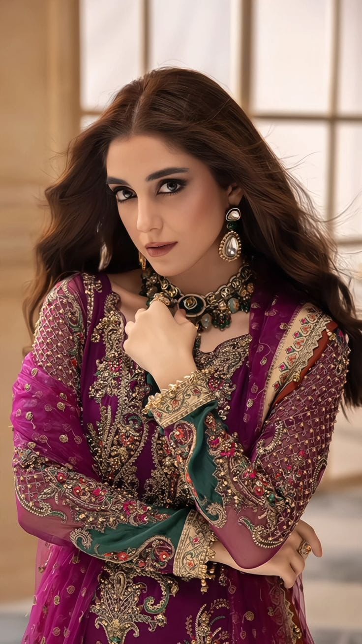 CARIZMA EMBROIDERED CHIFFON DRESS WITH NAT DUPATTA  | 3-PIECE UNSTICHED