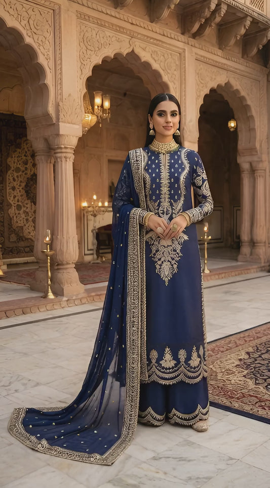 Maya By Afrozeh velvet (9000) | 3 Pec Unstiched