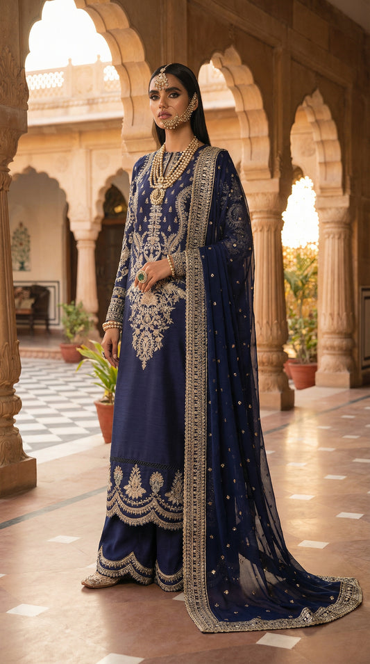 Maya By Afrozeh velvet (9000) | 3 Pec Unstiched